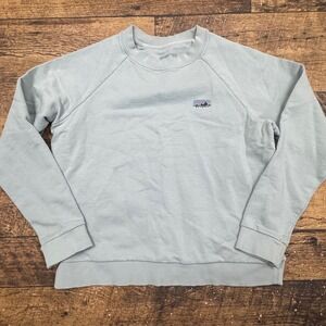 Patagonia Organic Cotton For Change Crewneck Sweatshirt Pastel Blue Size‎ S